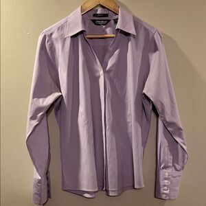 Eddie Bauer Lavender Button Down Shirt